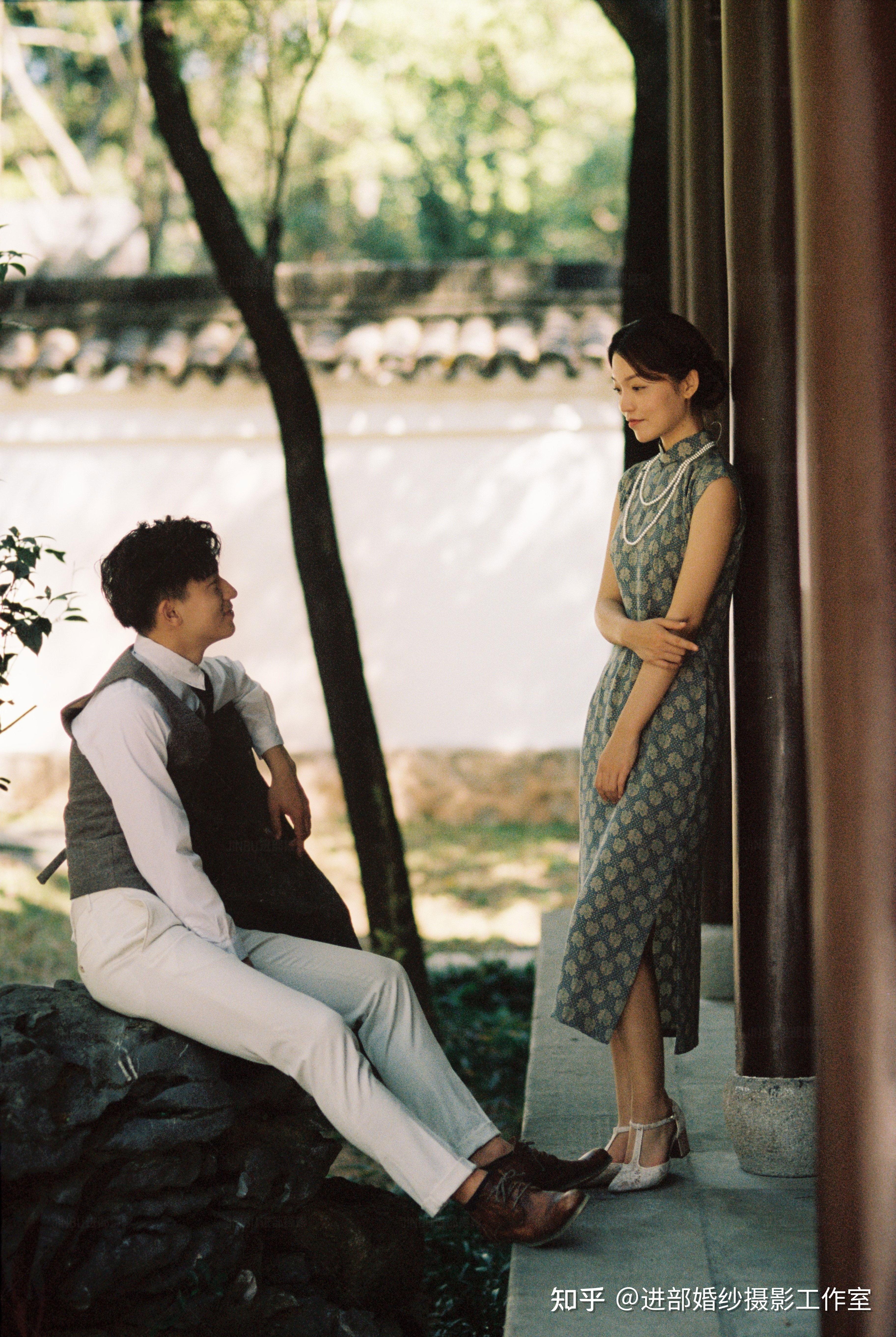 民国风复古婚纱照才子佳人的独特浪漫