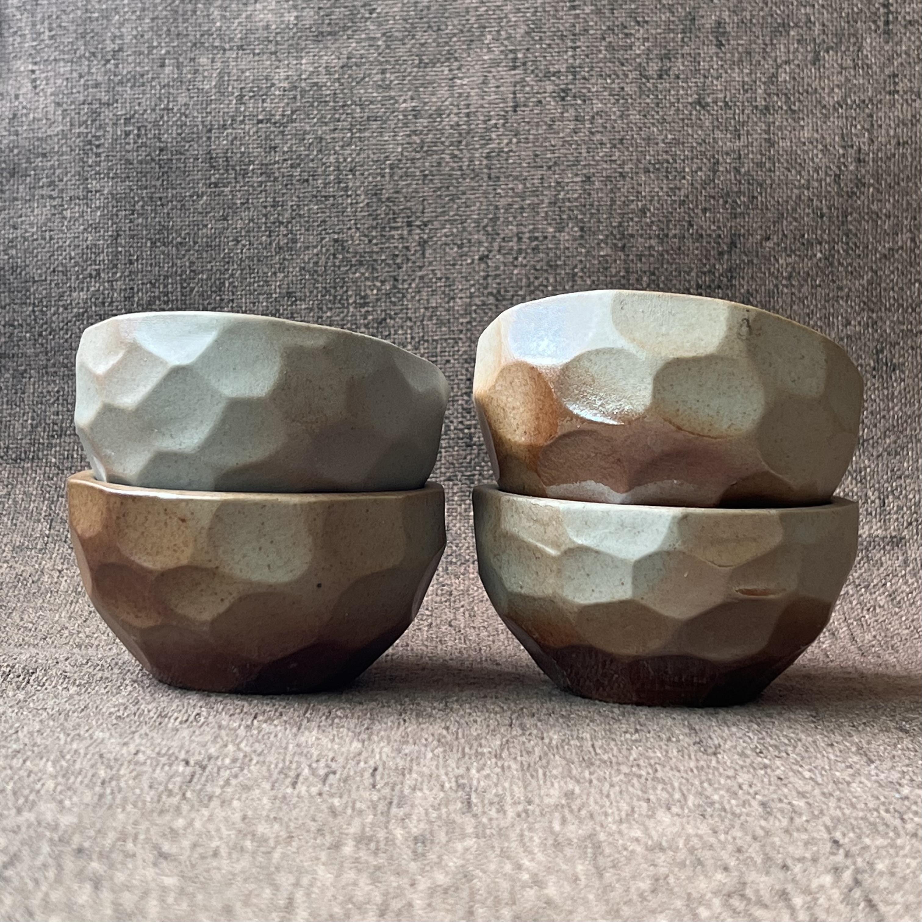 柴烧记十四:德化柴烧陶瓷茶杯之钻石杯,无狭缝网格形状钻石晶体结构