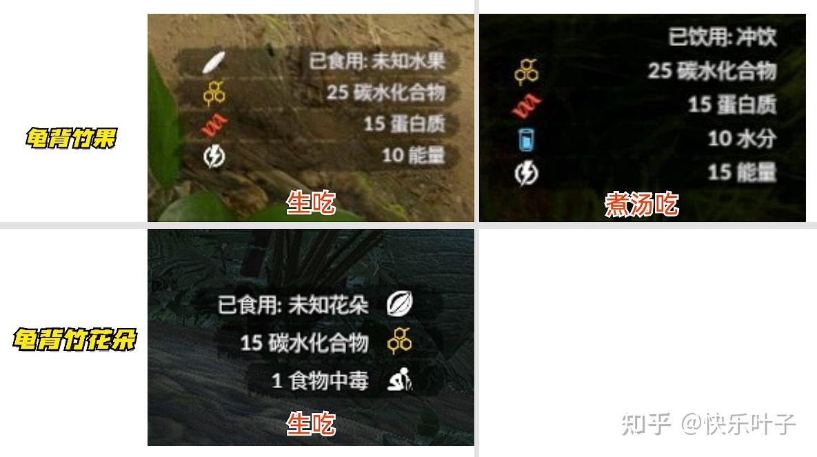 green hell《绿色地狱》主要植物及食用效果(新手向)