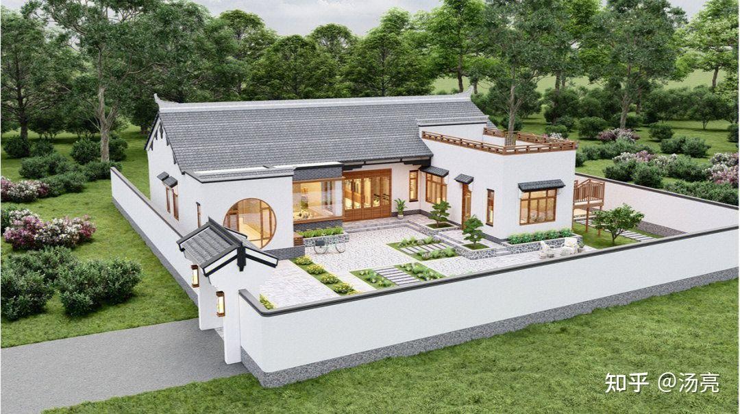 3款农村一层自建房设计图,款款经典实用接地气,网友:经济巴适得很 - 知乎