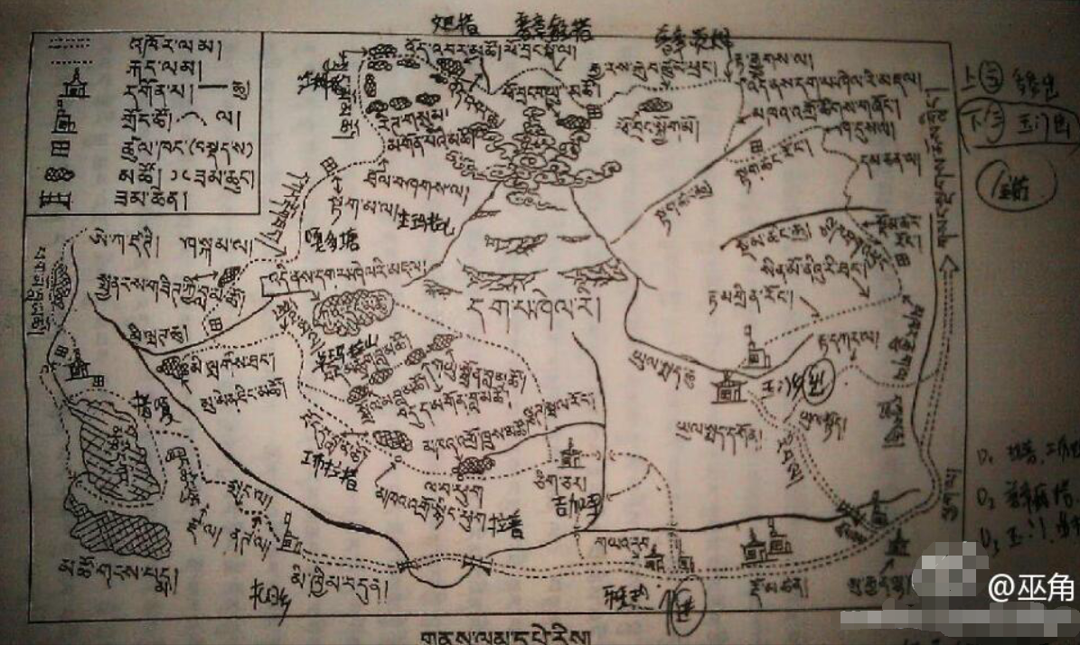 扎日神山地图图片