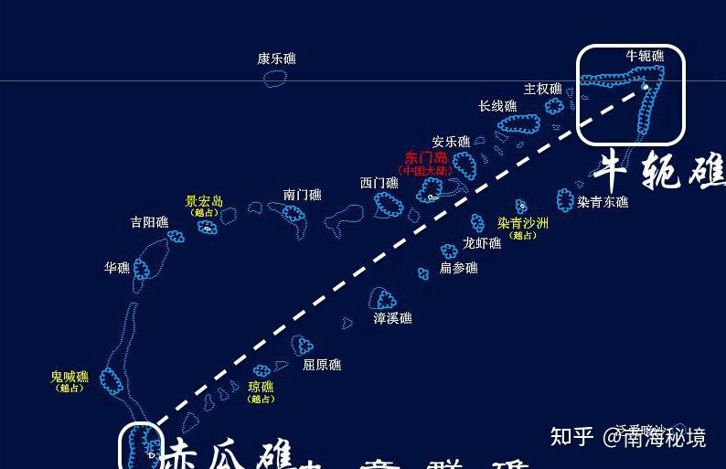 最新卫星照显示南沙牛轭礁有不少船只集结是准备填岛吗
