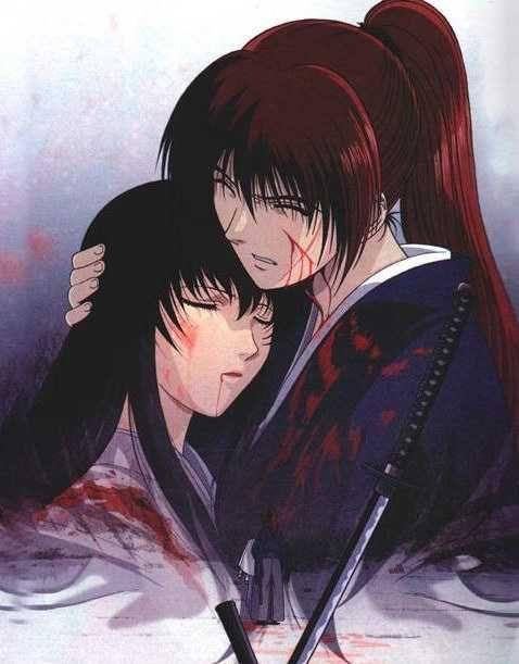 浪客剑心追忆篇,巴为了爱倒在剑心剑下,划下十字完成复仇,也认清了