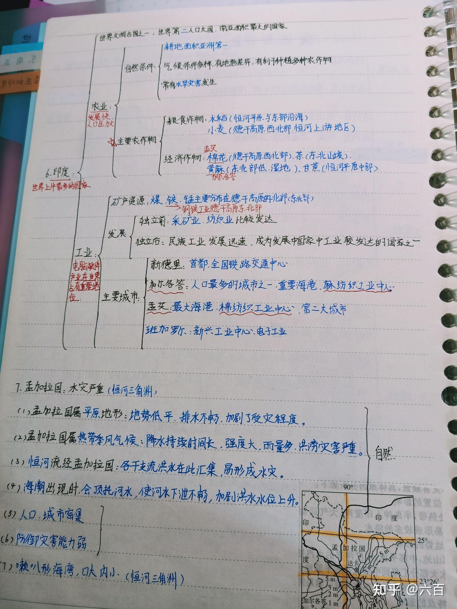 高中地理笔记南亚和印度78