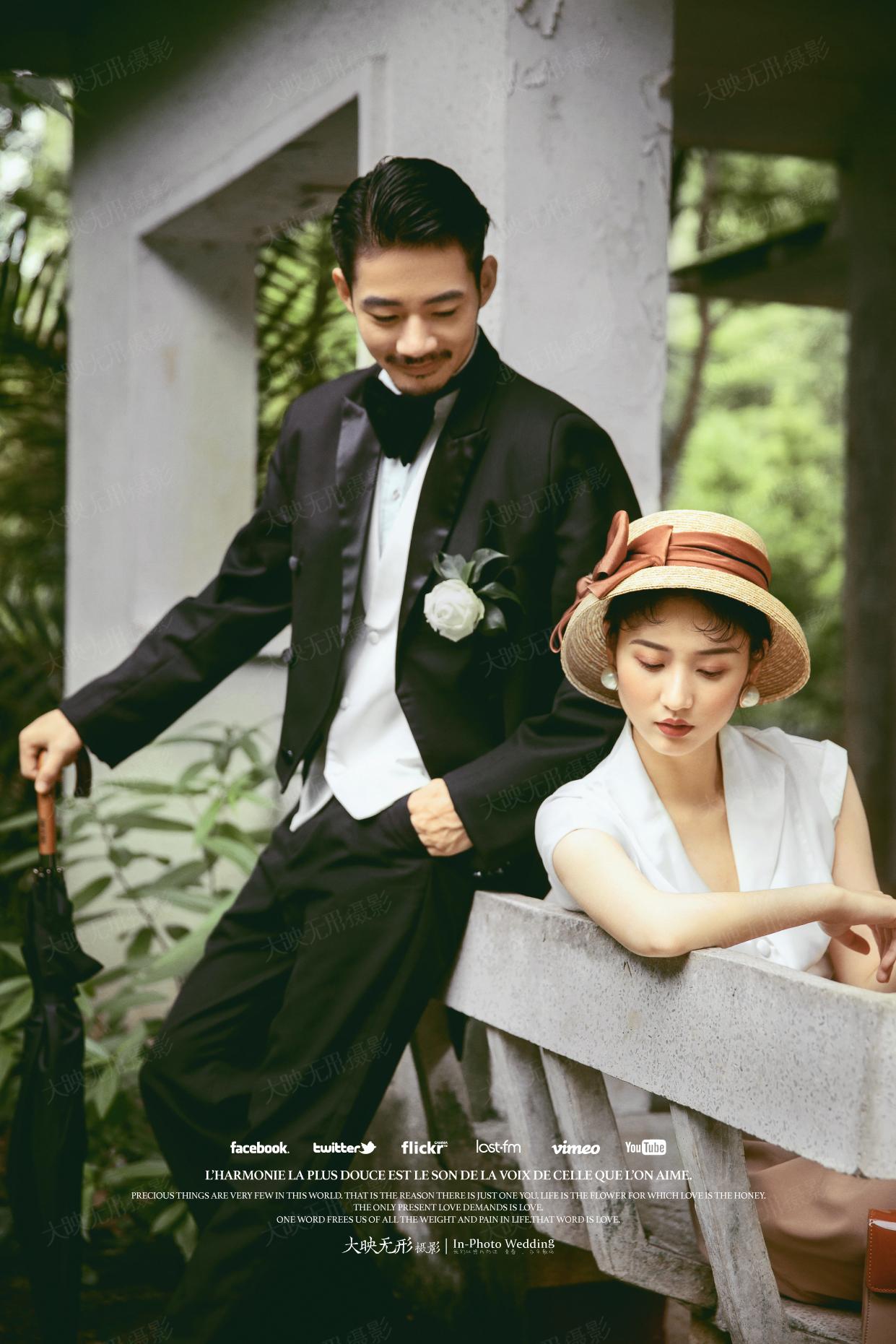2019最新婚纱照风格成都小清新复古婚纱照大映无形摄影