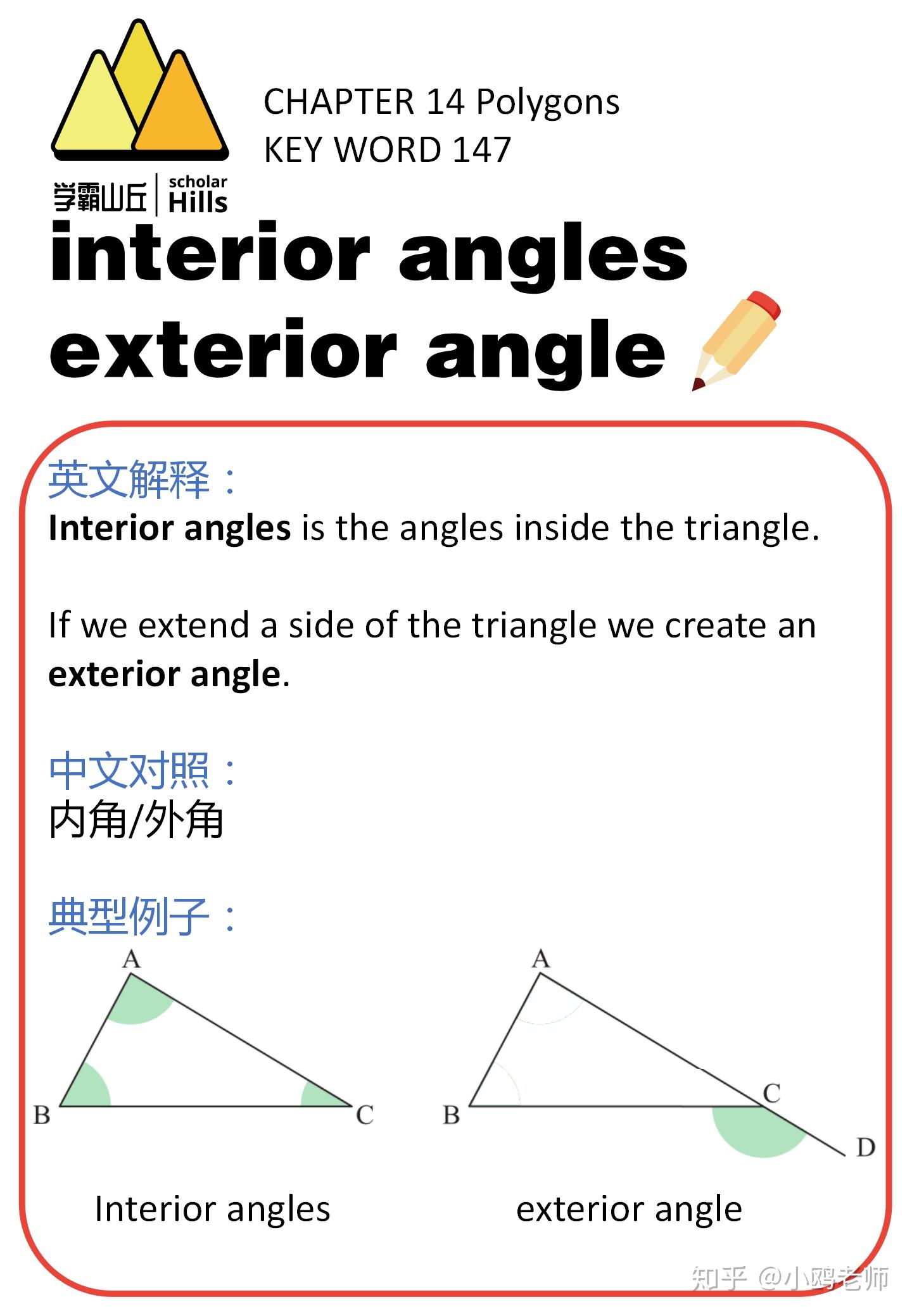 国际学校数学单词第十二课:POLYGONS(多边形) - 知乎