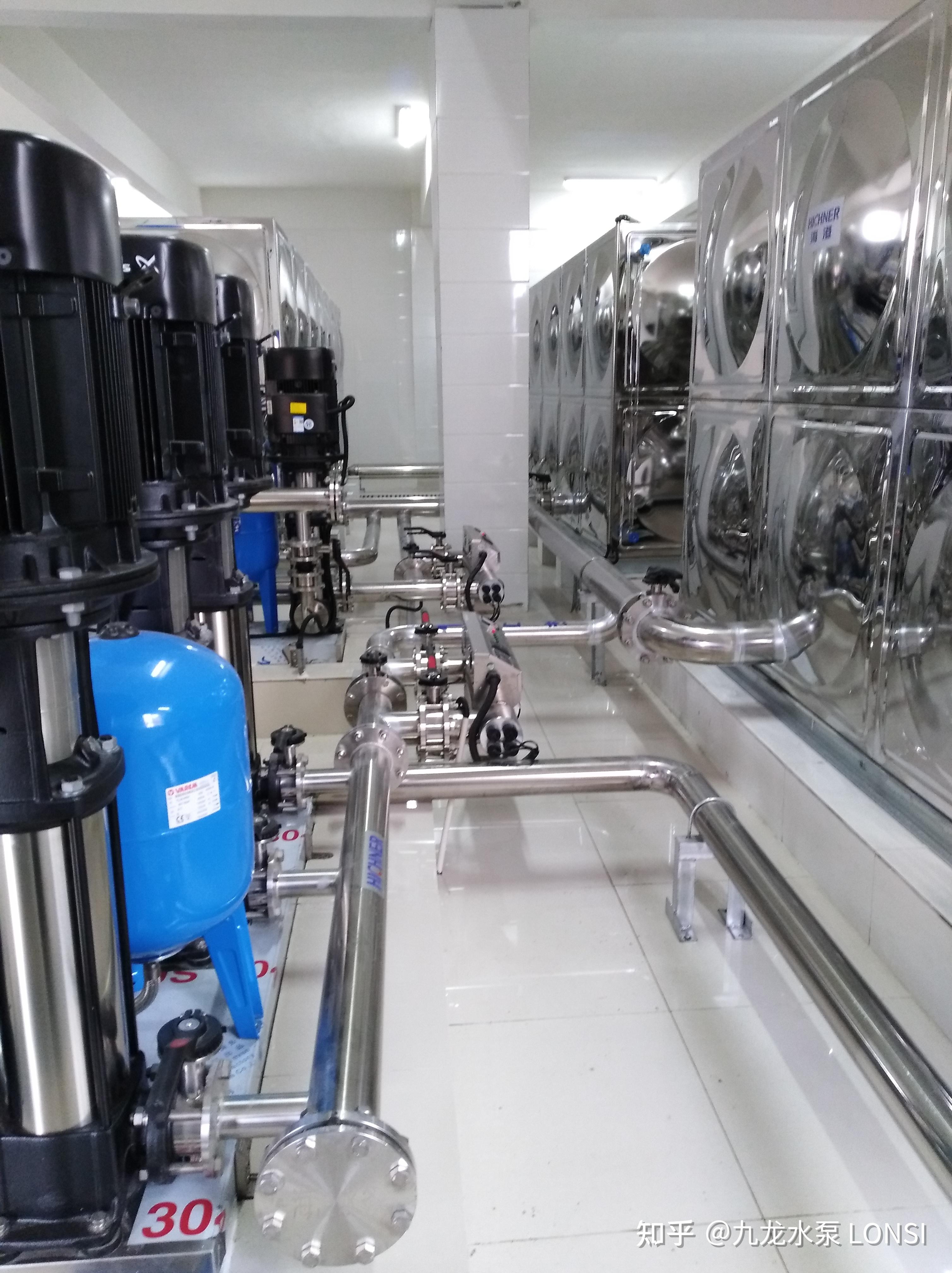 九龙生活供水标准化泵房建设