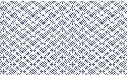 将花朵变形成菱形后组成的纹样叫"花菱"等