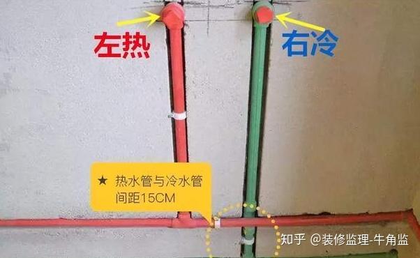 卫生间冷热水管连接图图片