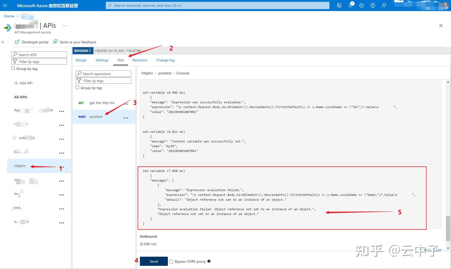  azure api apim xml expression evaluation failed
