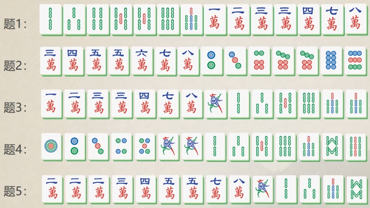 【麻将】五大经典牌型总结-快速打牌 - 知乎