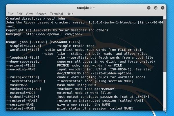 john the ripper kali linux download