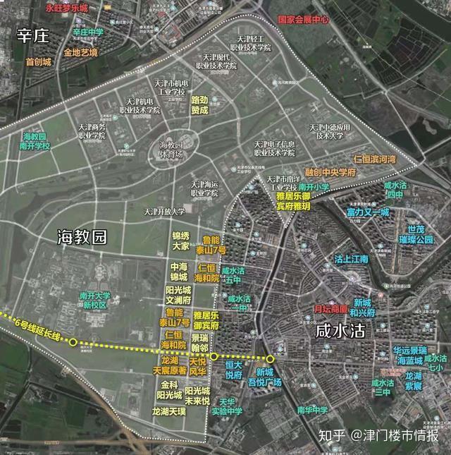 天津海教园地图图片