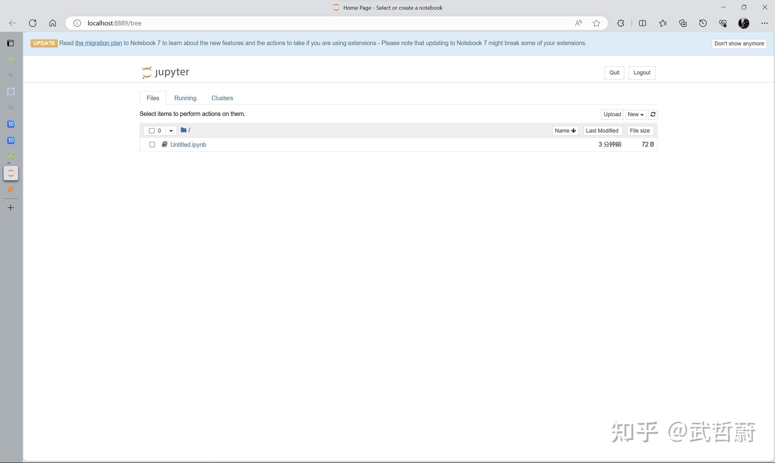  jupyter notebook 