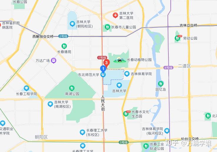 东北师范大学校内地图图片