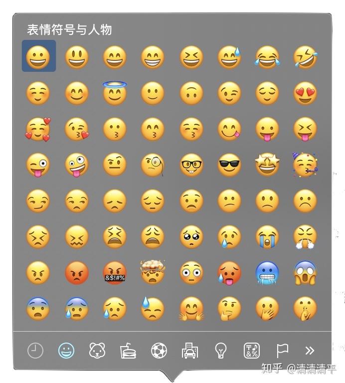 1 快速输入emoji表情