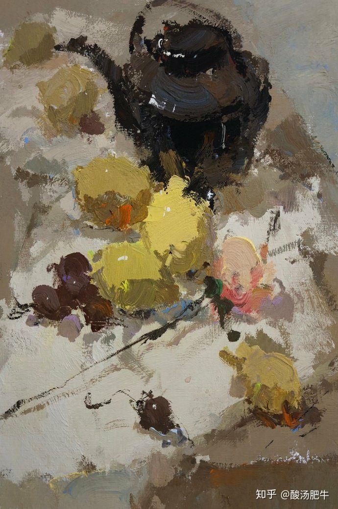 色彩静物小色稿