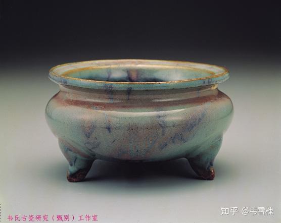 芝】窯変釉 爐鈞釉 鈞釉 呂鈞釉 象耳瓶 古玩