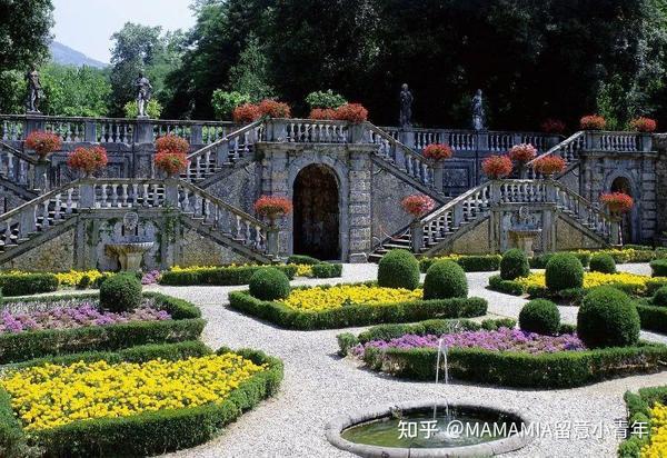 意大利台地园的代表植物 意大利台地园林 意大利园林特点