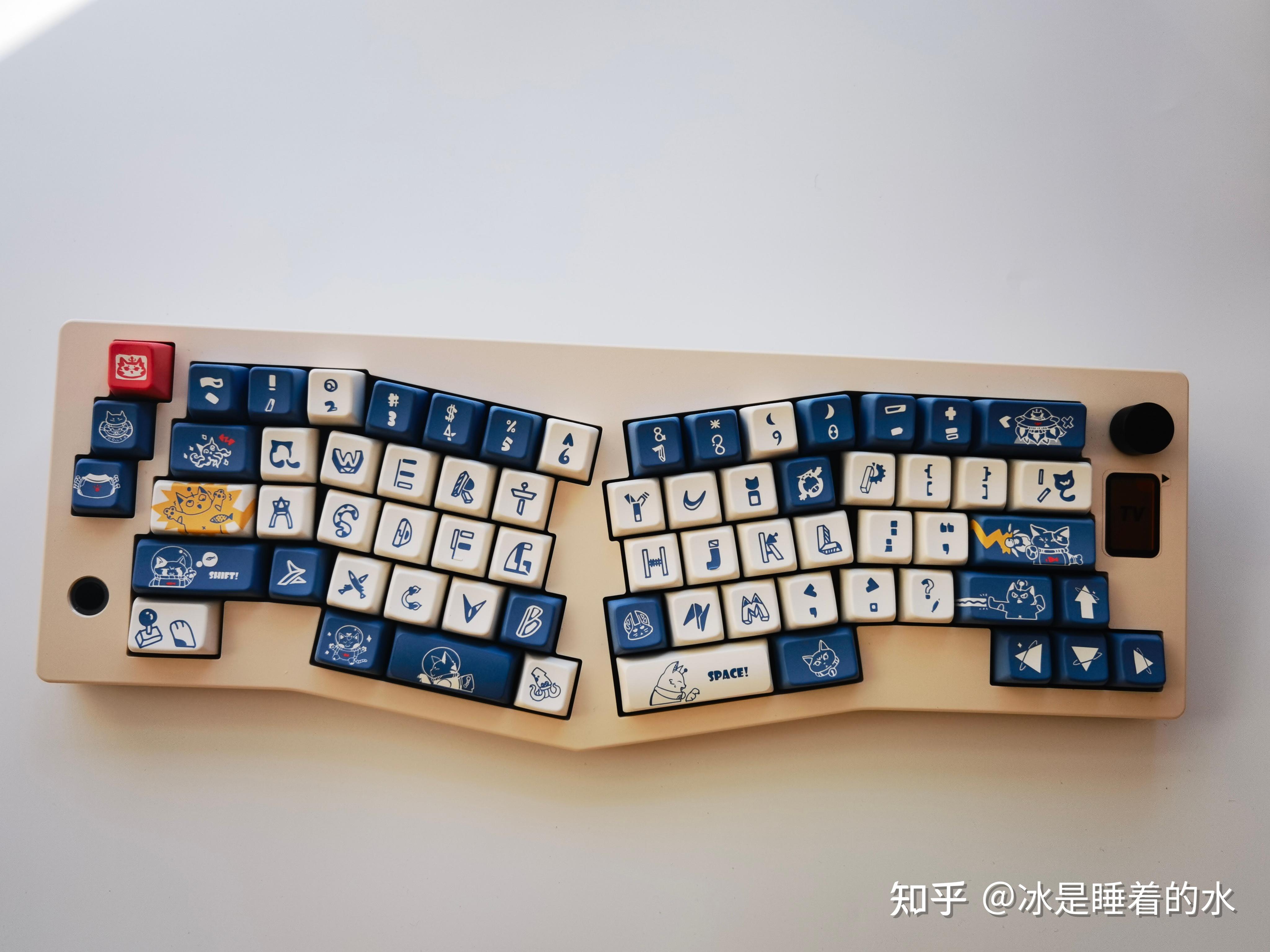 cidoo赤度 abm066 三模alice机械键盘,打破常规,体验全新手感:在打字