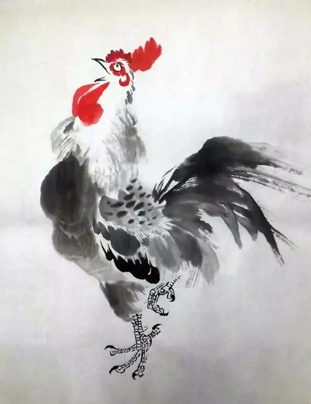 【国画教程】大公鸡教程