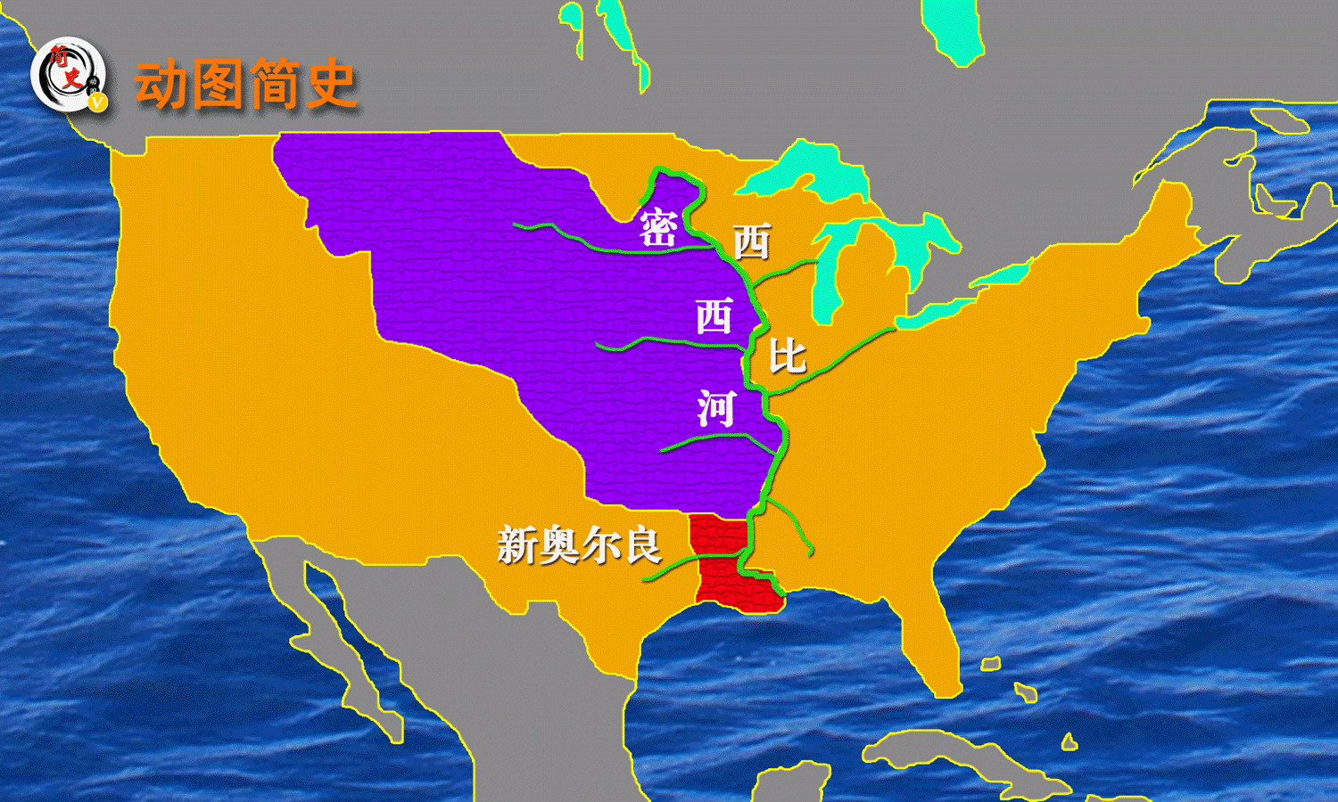 美国新奥尔良地理位置图片