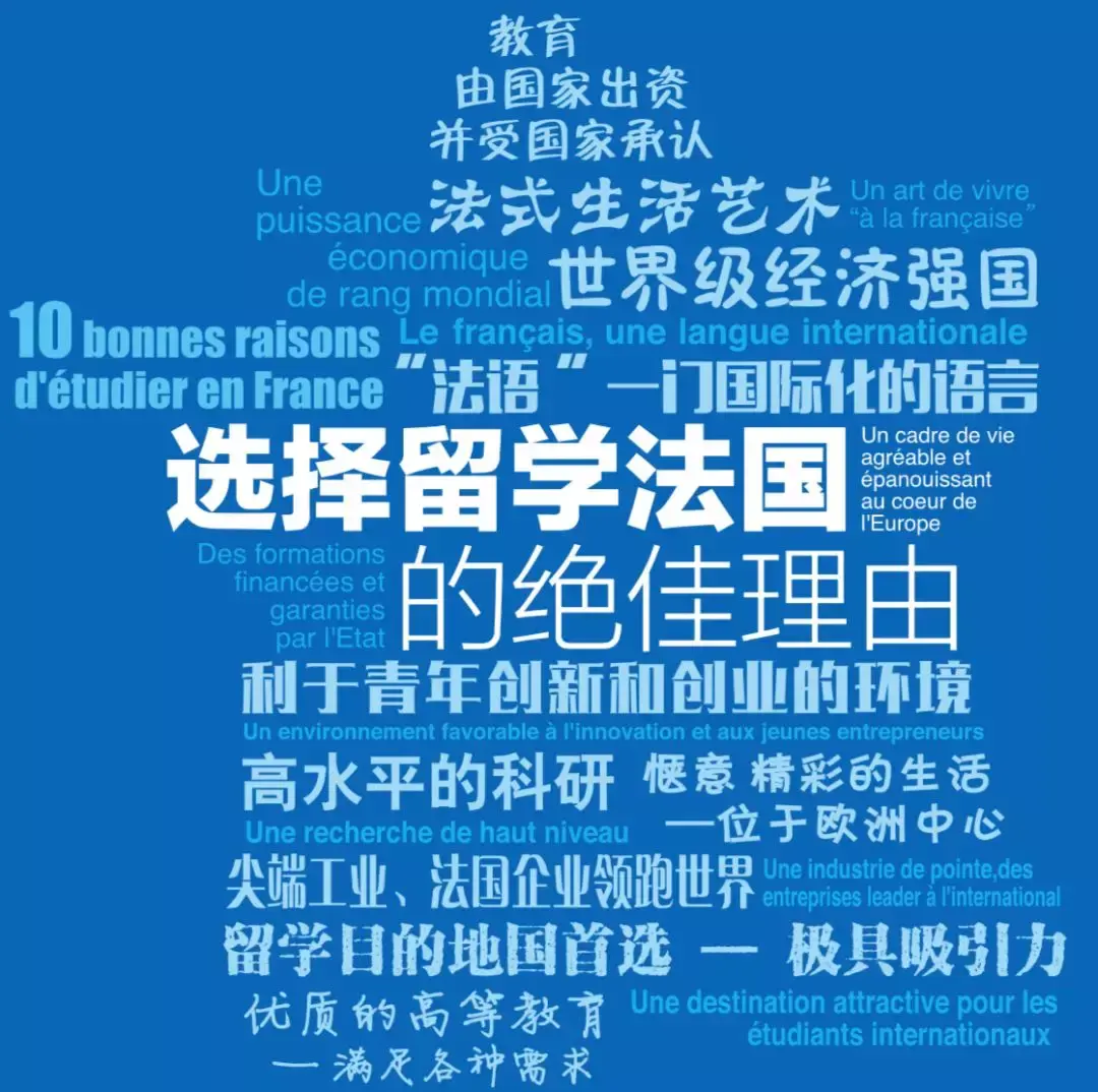留法数据全球留学市场竞争法国立志进前三
