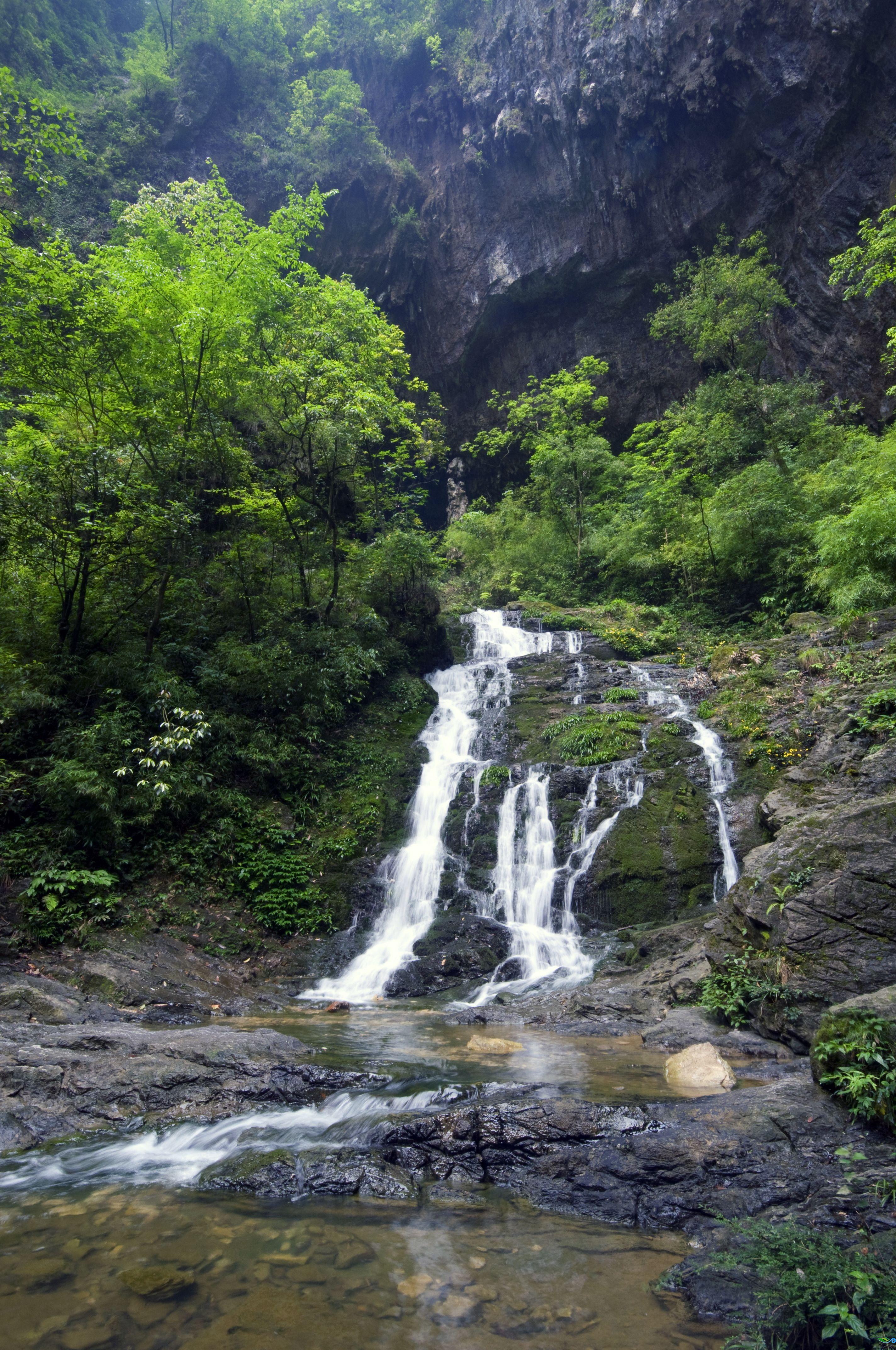 黑山谷鱼跳峡图片