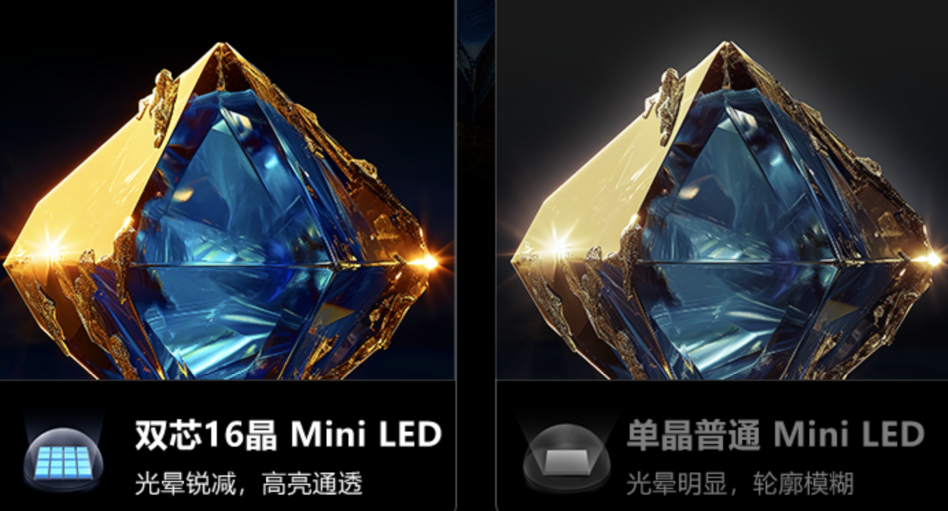 精确控制每颗灯珠的明暗亮度,达到亮部流光溢彩,暗部细节分明的效果