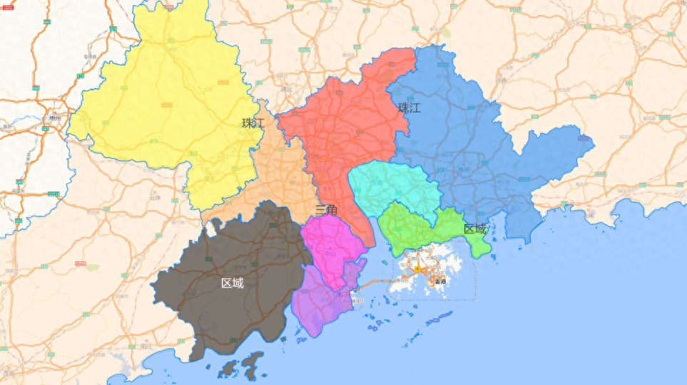 珠江三角洲區域調整猜想三大新城新深圳市新廣州市新珠海市