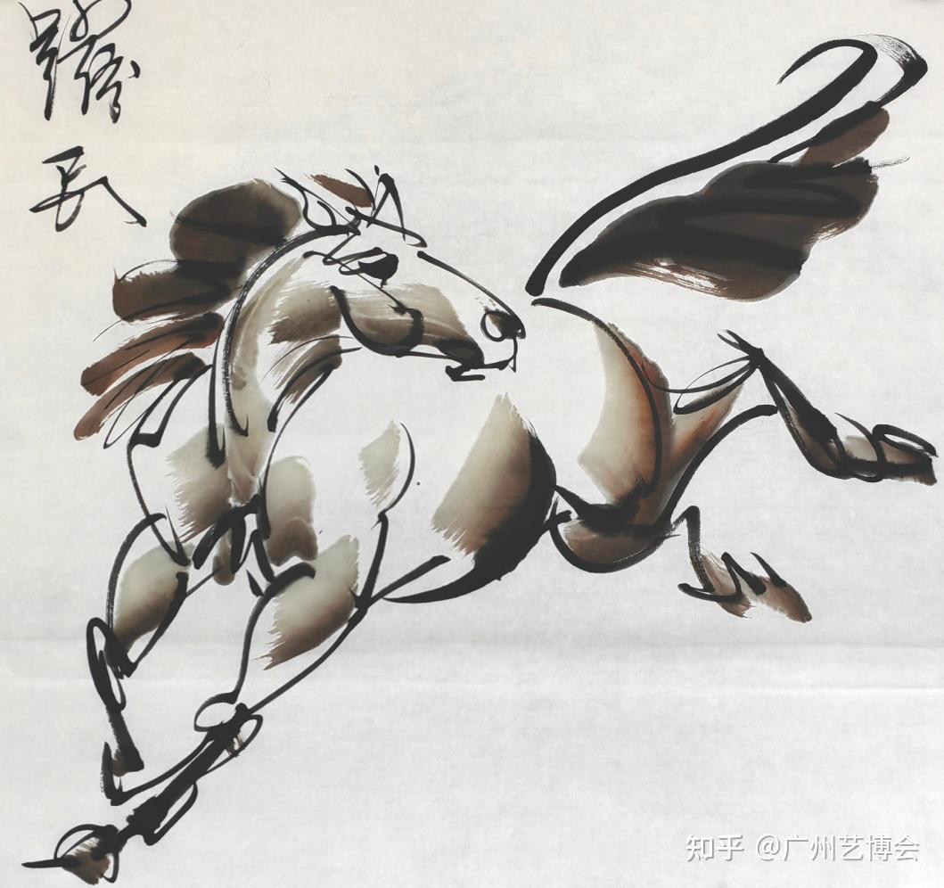 像鬃毛,尾巴,还有身体上肌肉的转折处,让马的形象更具立体感