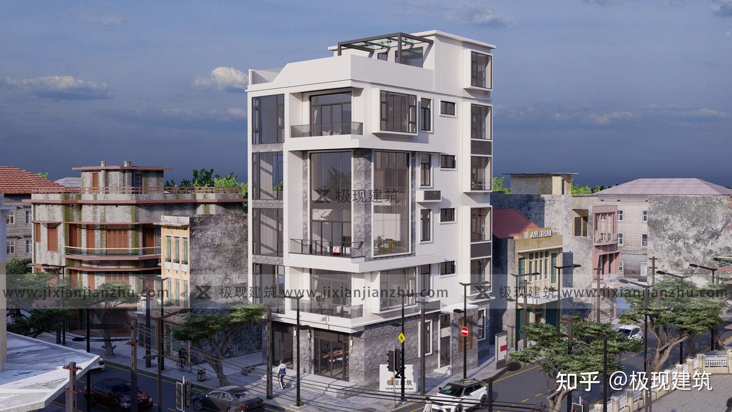 广东湛江丨六层现代风格自建别墅,尺寸:9m*14m - 知乎