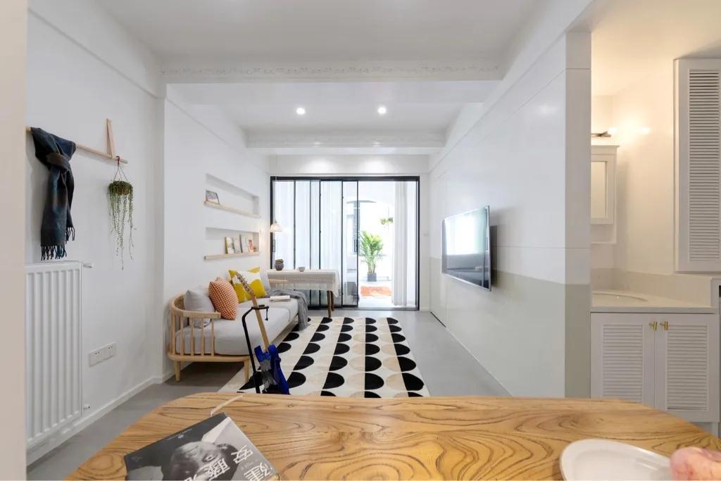 装修案例套内45㎡旧房改造室内装修