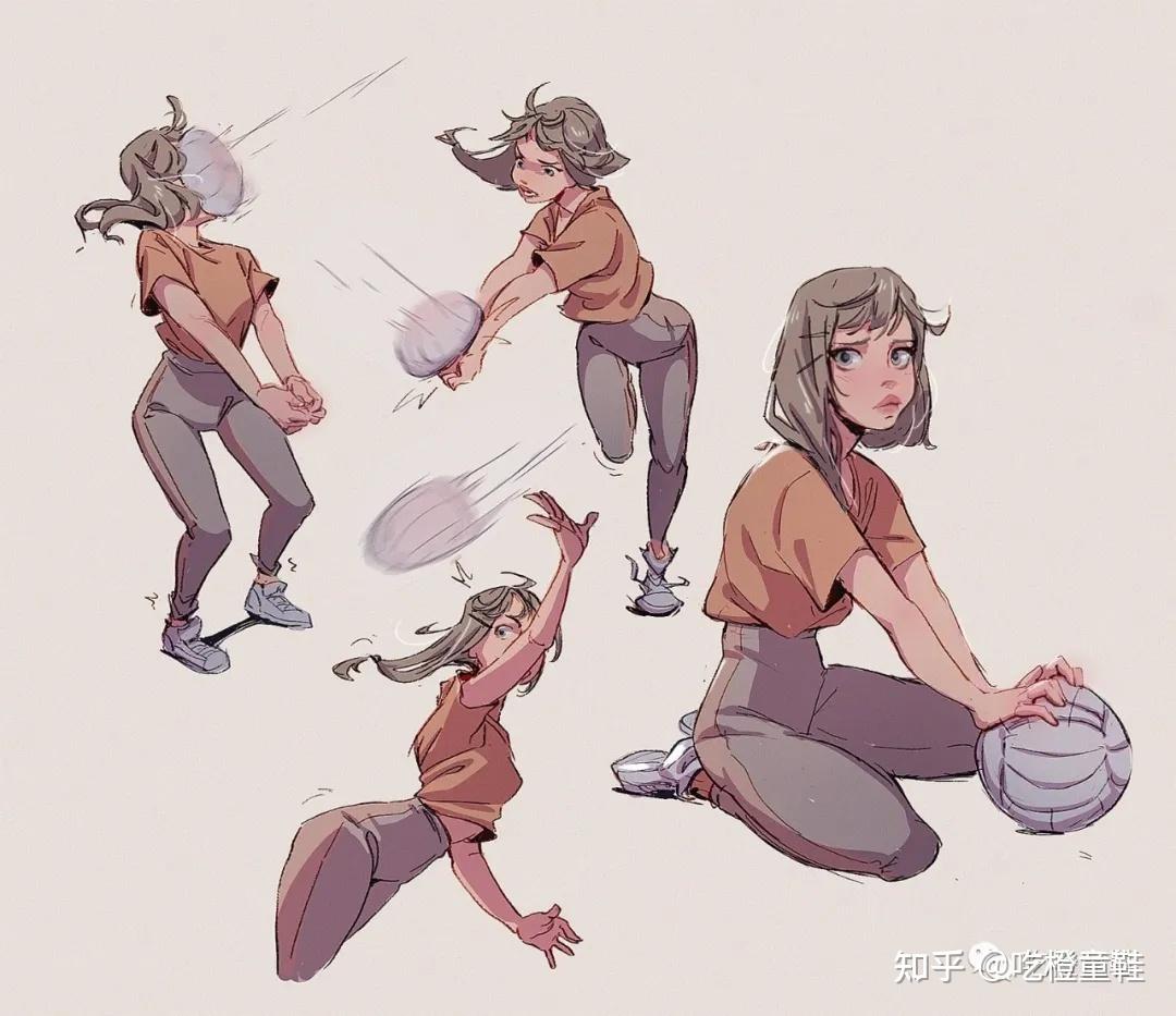 动画分享丨怎样算是有张力的人物动态插画? - 知乎