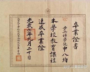 早期韩国汉字卒业证书一览 知乎