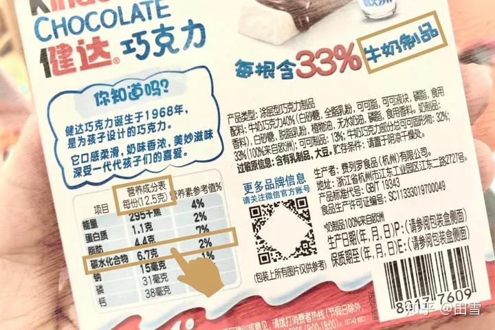成分解析: 这两款巧克力口味的零食,便是使用了代可可脂巧克力