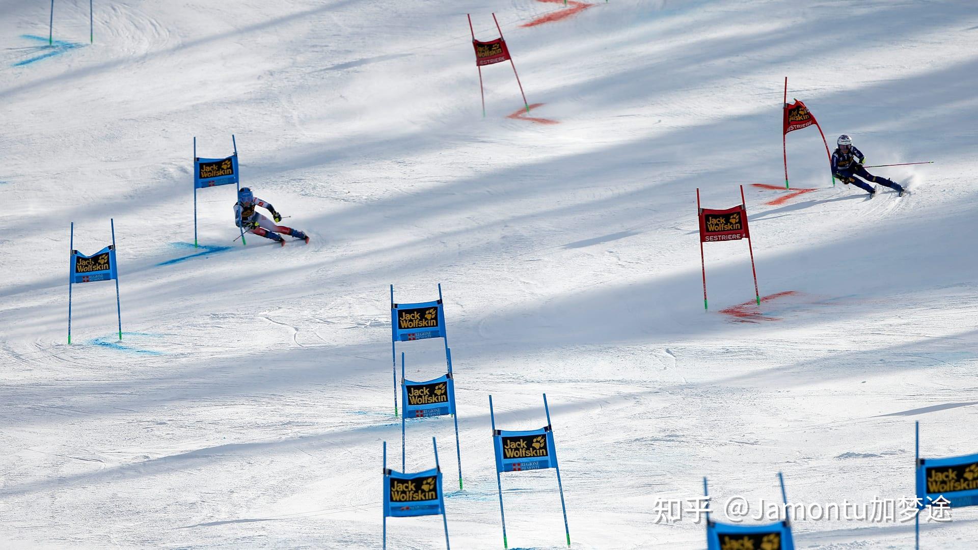 alpine skiing center图片