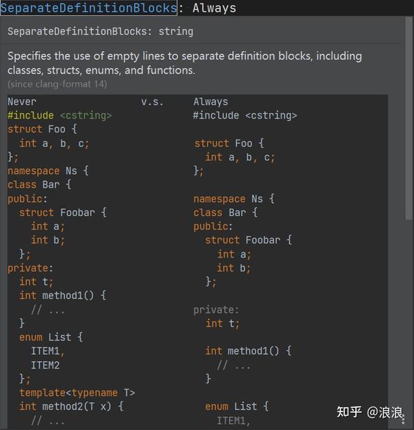 C++使用clang在函数后换行 知乎