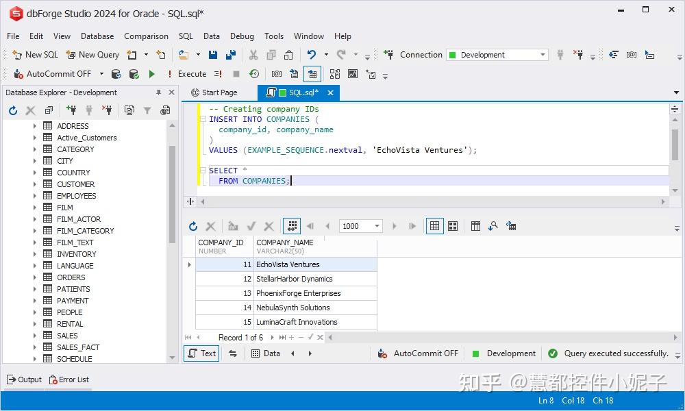  oracle create sequence 