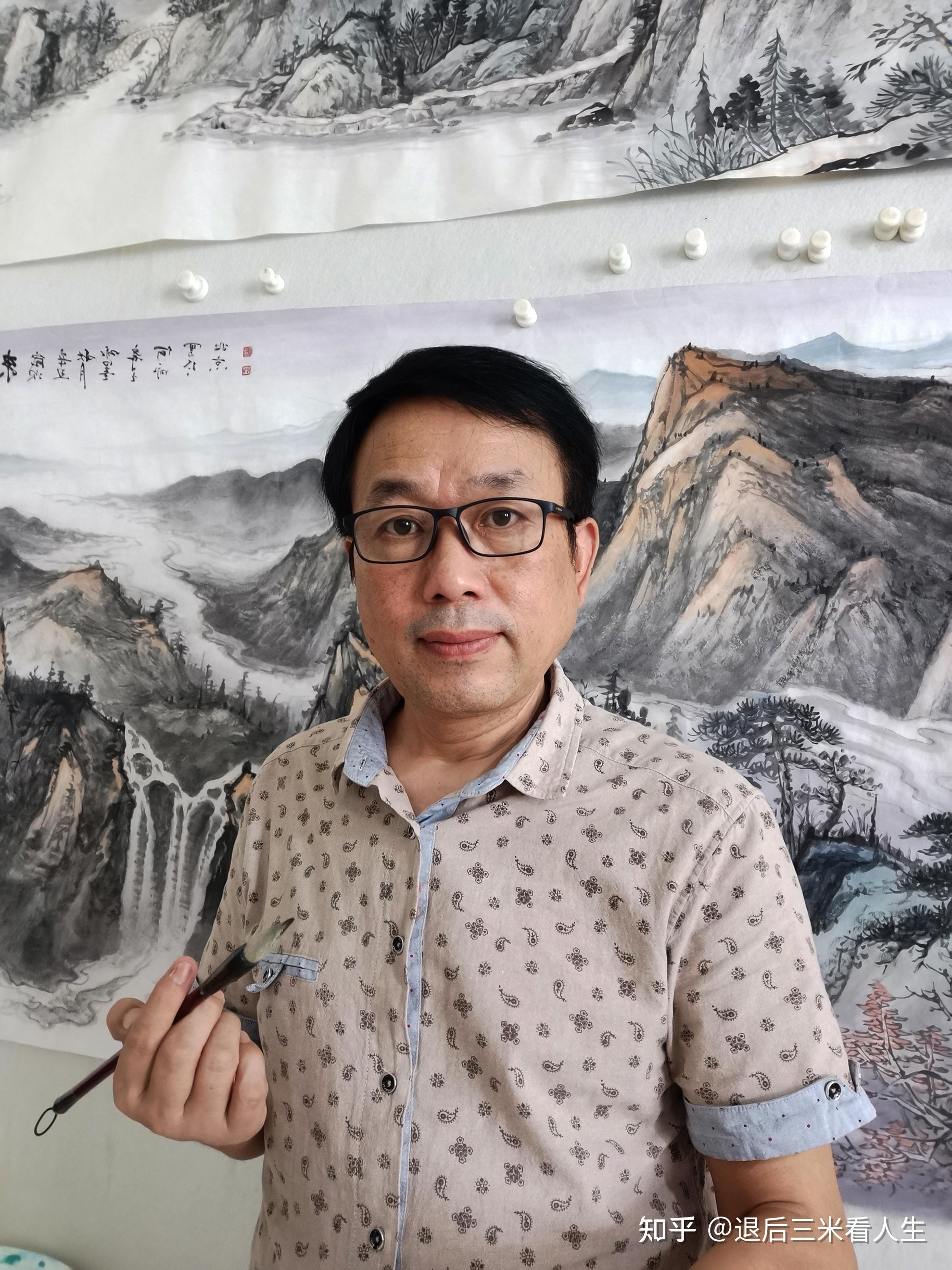 「画家何咏」画山水画，飘逸中有古拙的双性情流露，才有烟火气 - 知乎