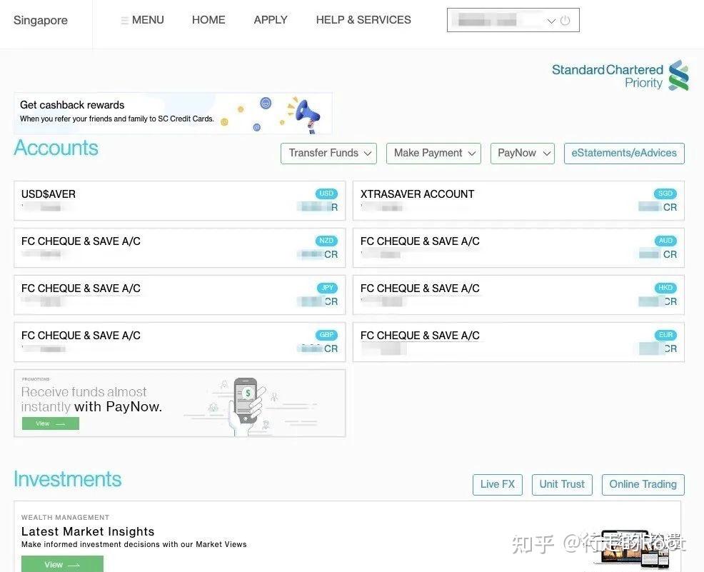 新加坡渣打银行开户指南- 知乎