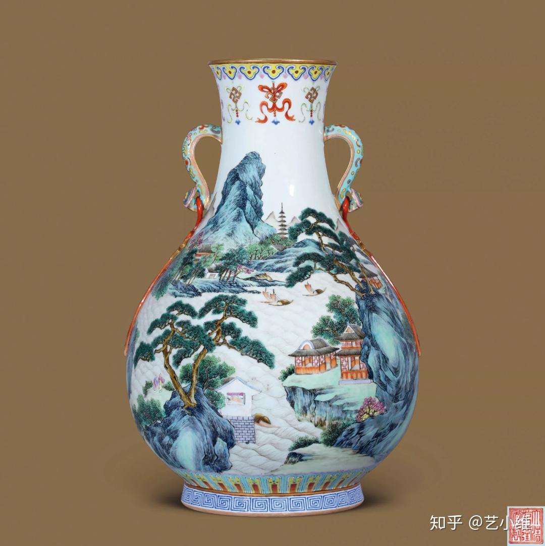 ichigomilk　オーダー　手書き風チューリップ柄のふんわりつなぎ　又は　ワンピ ◇茶◇40 漢時代自然釉耳付壷