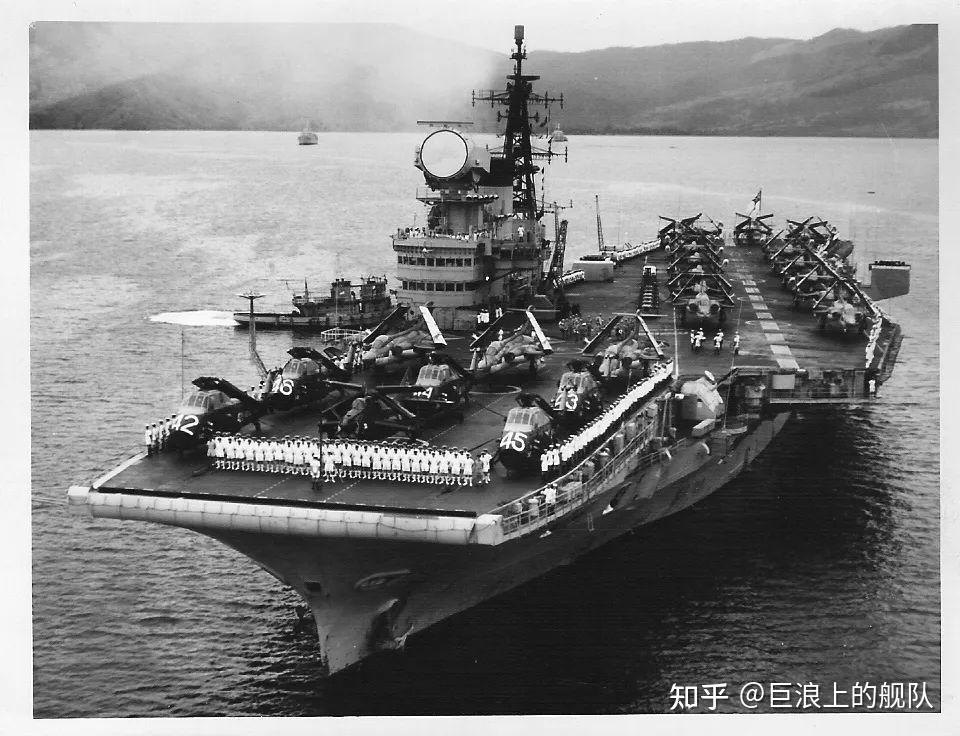 英国海军hms victorious r38胜利号航空母舰 1967年