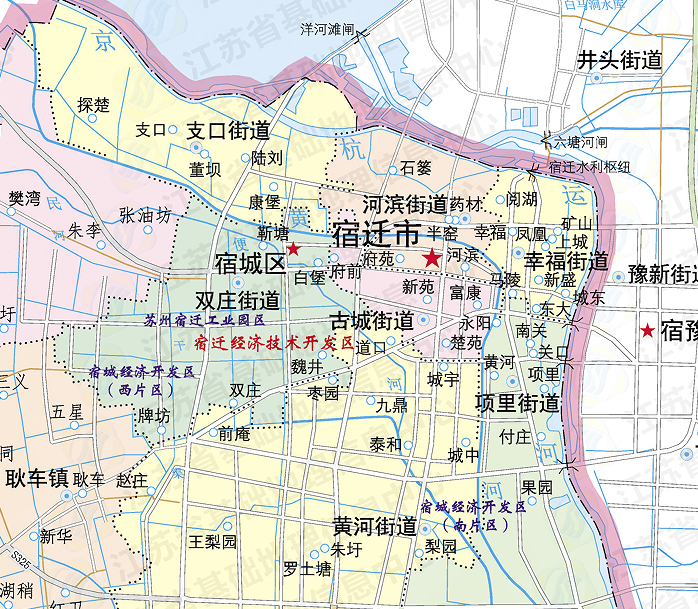 你家和单位在哪个街道?最新最全版宿迁区划地图 - 知乎