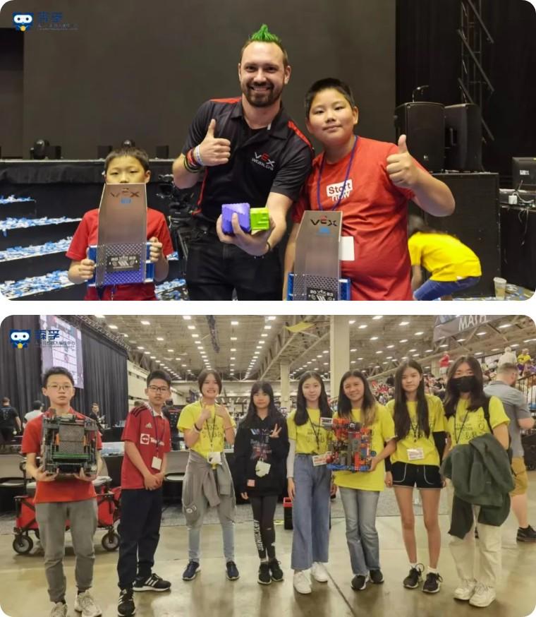 2023年vex机器人全球总决赛森孚战队斩获iq项目初中组分区冠军及总