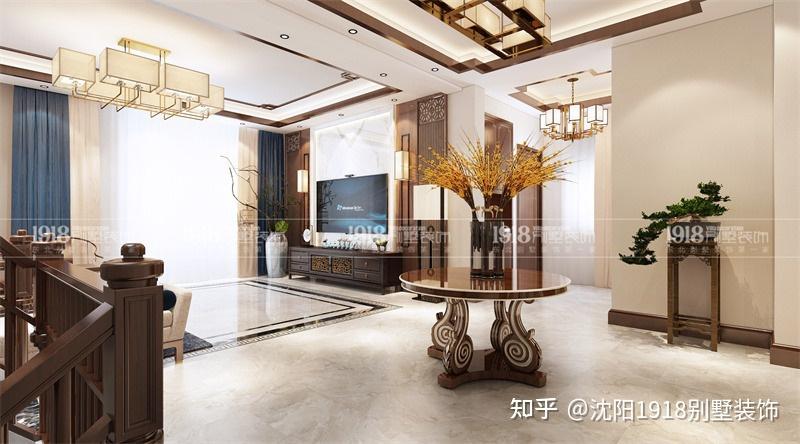 运用现代审美 打造出别具传统韵味的别墅设计 新中式风格 - 知乎