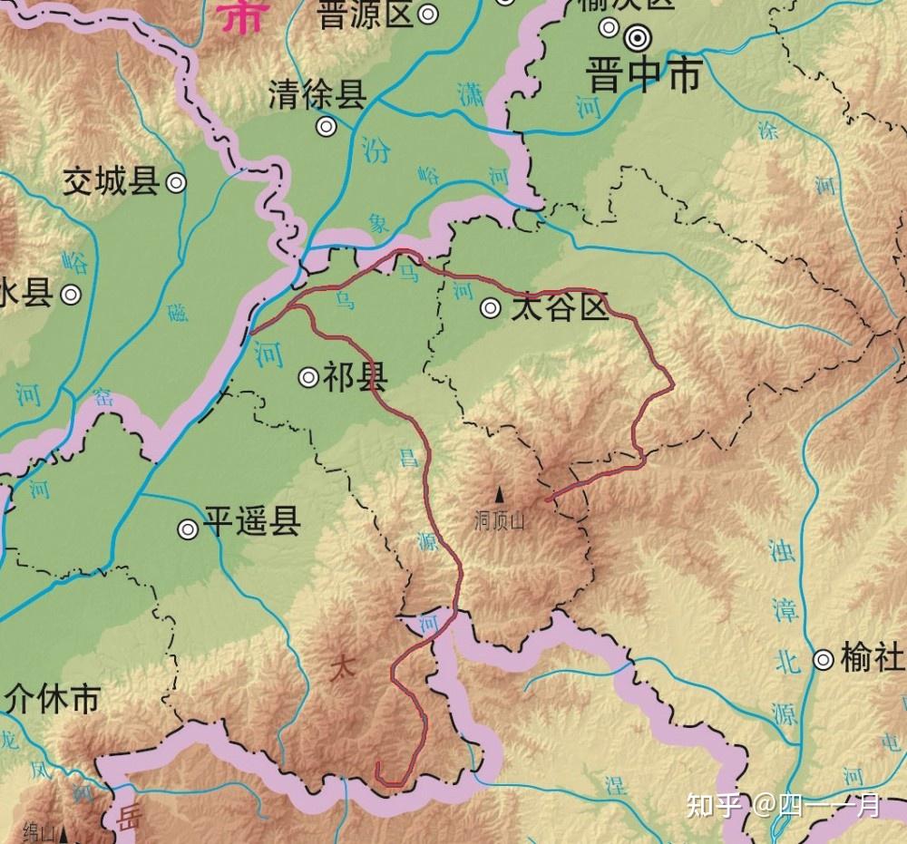 山西河流图高清版大图图片