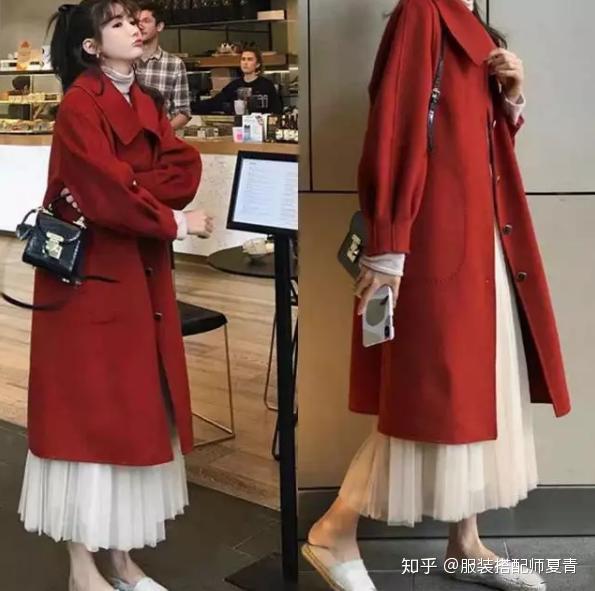 红色汉服大衣穿搭技巧,红色汉服女装图片