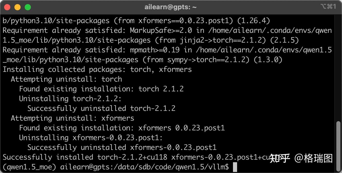 GPTs-0053-部署通义千问1.5-MoE-A2.7B-Chat - 知乎