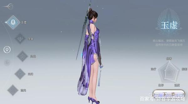 天谕目前版本,共开放了五大职业,分为玉虚,圣堂,玲珑,光刃和流光,其中